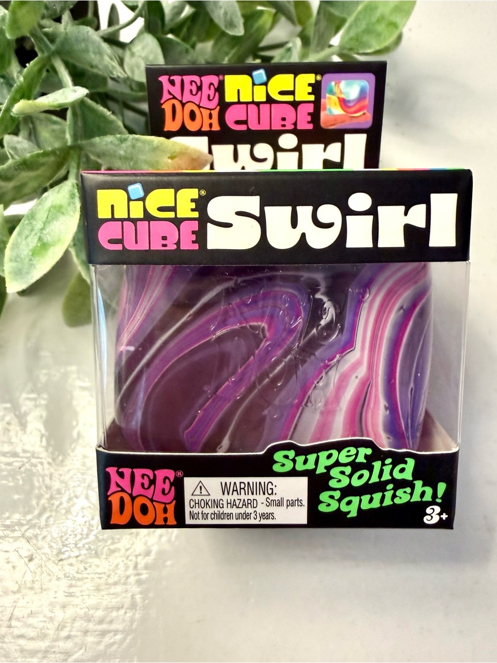 NWT, NeeDoh Nice Cube Swirl